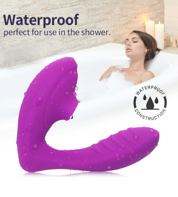 Succionador y Vibrador  2en1 Doble Placer Juguete Sexual - Imagen 5