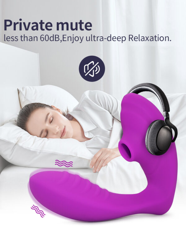 Succionador y Vibrador  2en1 Doble Placer Juguete Sexual - Imagen 4