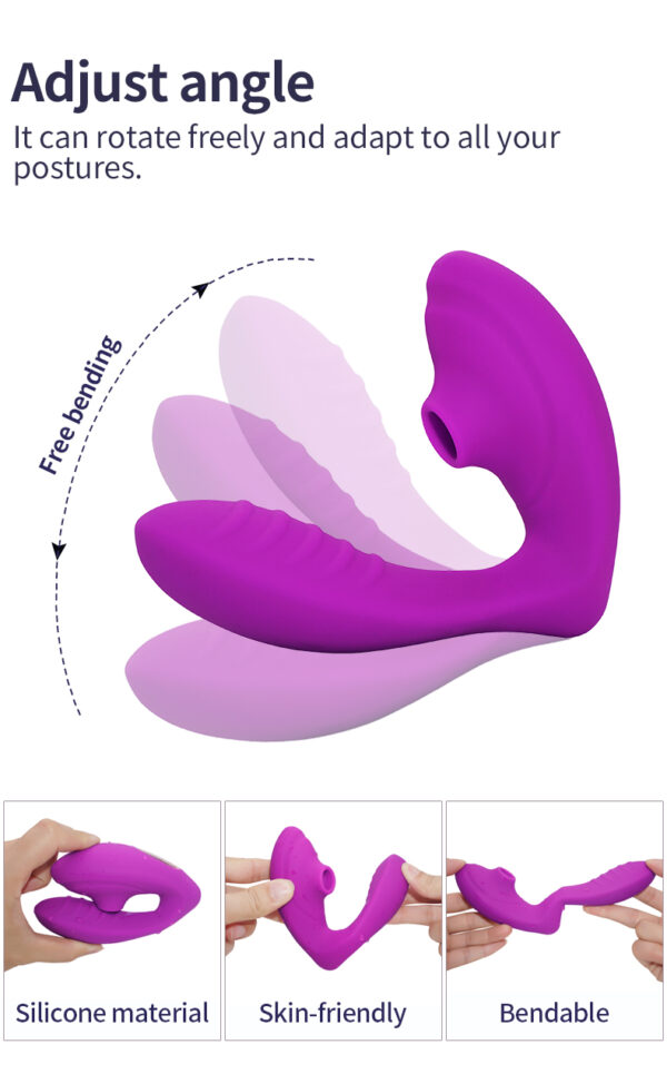 Succionador y Vibrador  2en1 Doble Placer Juguete Sexual - Imagen 3