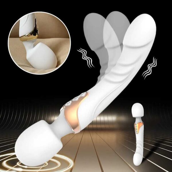 Vibrador Dildo Doble Vibración Clítoris y Punto G Juguete Sexual - Imagen 5