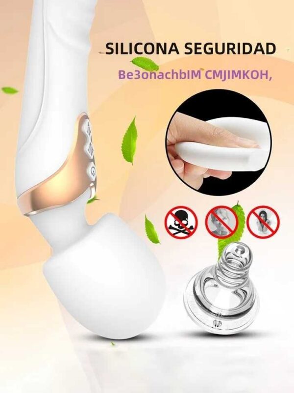 Vibrador Dildo Doble Vibración Clítoris y Punto G Juguete Sexual - Imagen 3