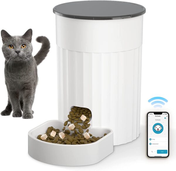 Comedero Dispensador Automático Perros Gatos Wifi App Celular