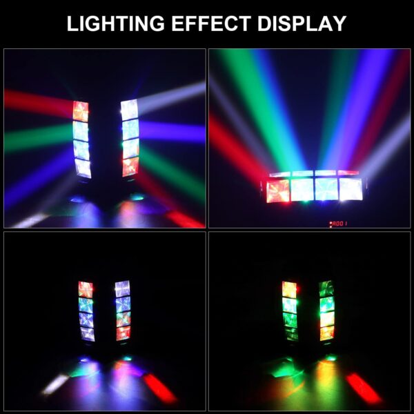 Luz Led Mini Spider LM30A 8 Ledsx3w - Imagen 2