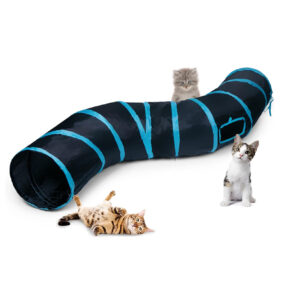 Túnel Para Gatos 2 salidas Curvo Plegable