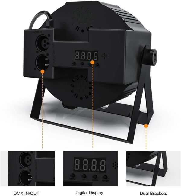 Parled 18 leds RGBW Con 8 Modos de trabajo - Imagen 4