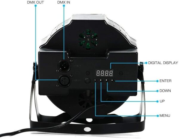 Parled 36 leds RGBW Con 8 Modos de trabajo (Tradicional) - Imagen 4