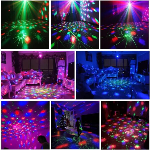 Luz Laser 2en1 Super Potente Audio Rítmico RGB - Imagen 5