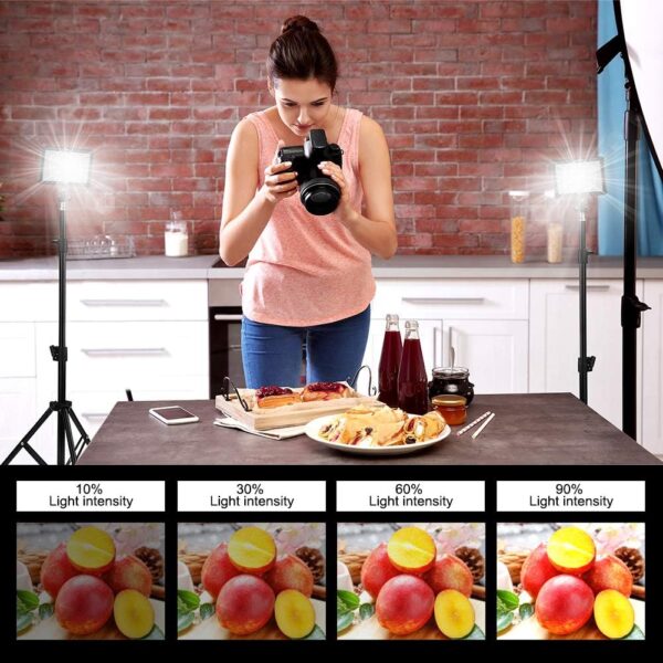 Paquete de 2 Luces Fotografía y video profesional - Imagen 2
