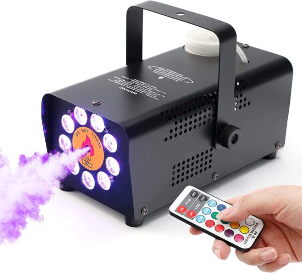 Maquina De Humo 500w Con Luz Led Incluye Litro Liquido - Imagen 4