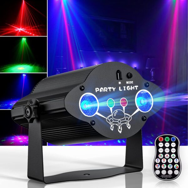 Laser 3en1 Audio Rítmico RGB con patrones y efectos Estroboscópicos - Imagen 6