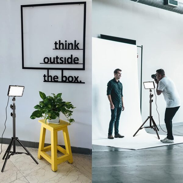 Paquete de 2 Luces Fotografía y video profesional - Imagen 5