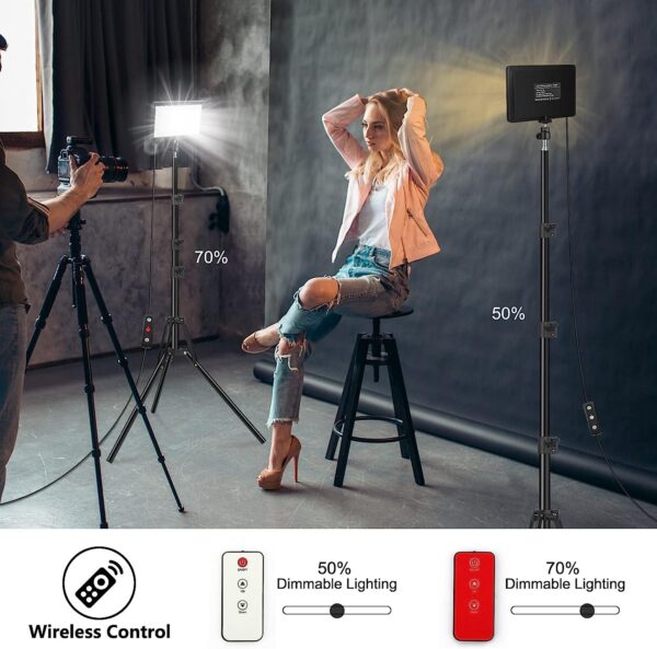 Paquete de 2 Luces Fotografía y video profesional - Imagen 7