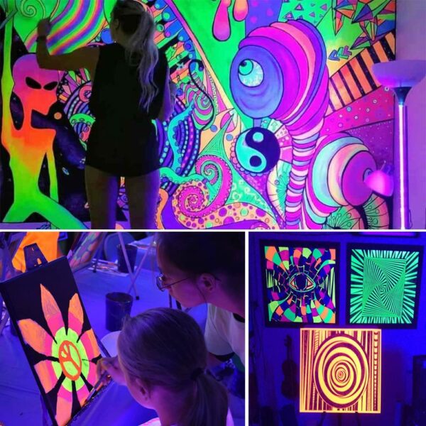 Luz Uv Led Negra Ultravioleta Neón Barra Discotecas Fiesta - Imagen 7