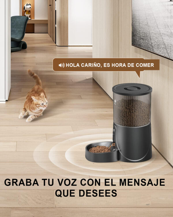 Comedero automático con grabación de voz - Imagen 2