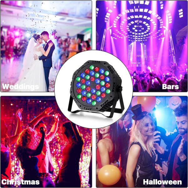 Parled 36L RGBW Audio Rítmica Con 8 Modos De Trabajo (moderna) - Imagen 6