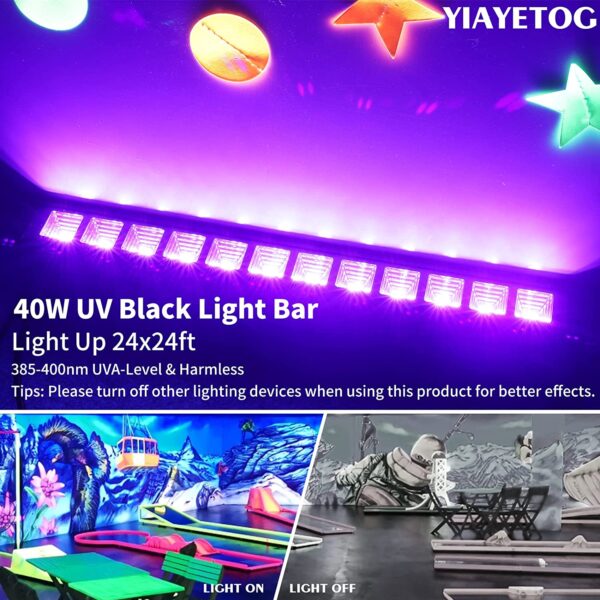 Luz Uv Led Negra Ultravioleta Neón Barra Discotecas Fiesta - Imagen 3