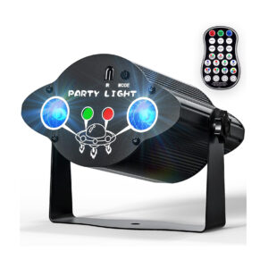 Laser 3en1 Audio Rítmico RGB con patrones y efectos Estroboscópicos