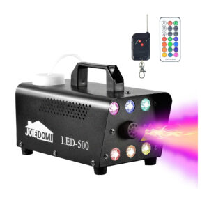 Maquina de Humo 6 leds 12 colores 500w