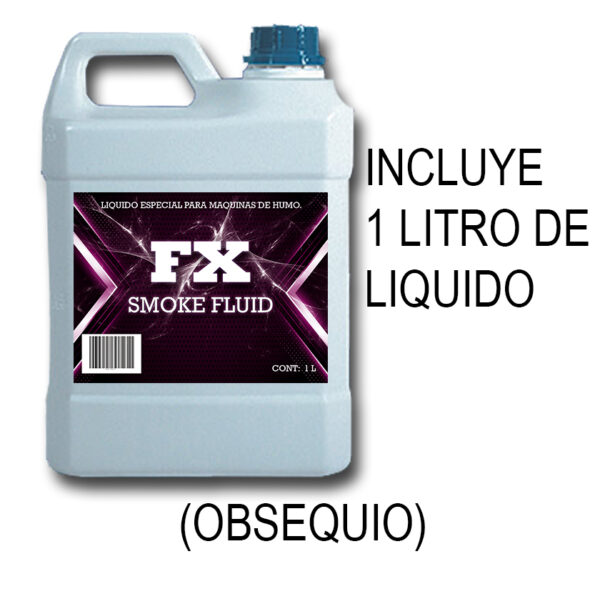 Maquina de humo Pro Light f400 Con 3 Luces Led - Imagen 2