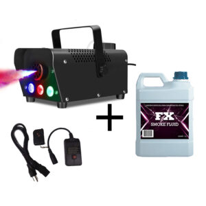 Maquina de humo Pro Light f400 Con 3 Luces Led