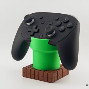 Soporte de Control Gamer "Tubería Warp" – Base Organizadora para Mandos Estilo Retro Mario Bros
