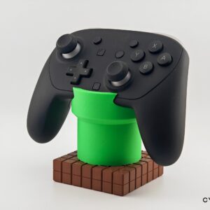 Soporte de Control Gamer "Tubería Warp" – Base Organizadora para Mandos Estilo Retro Mario Bros